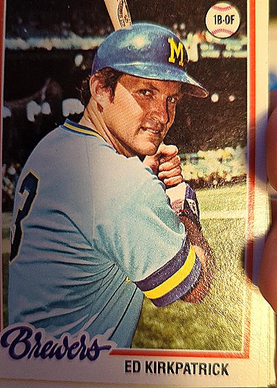 1978 Topps #77 Ed Kirkpatrick Milwaukee Brewers — front