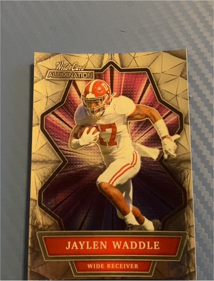 2021 Wild Card Alumination #ABC-7 Jaylen Waddle — front