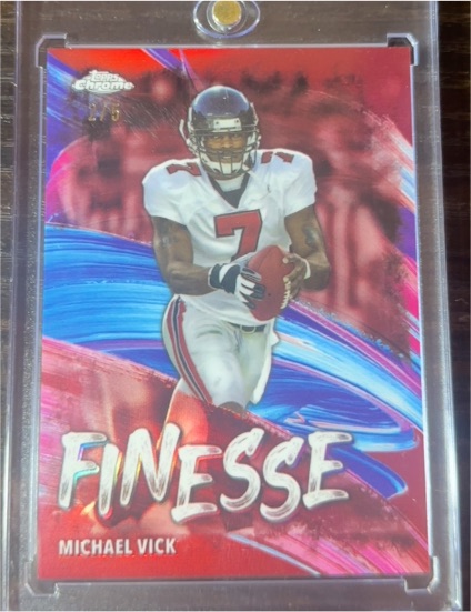 2024 Topps Chrome #F-11 Michael Vick Finesse — front