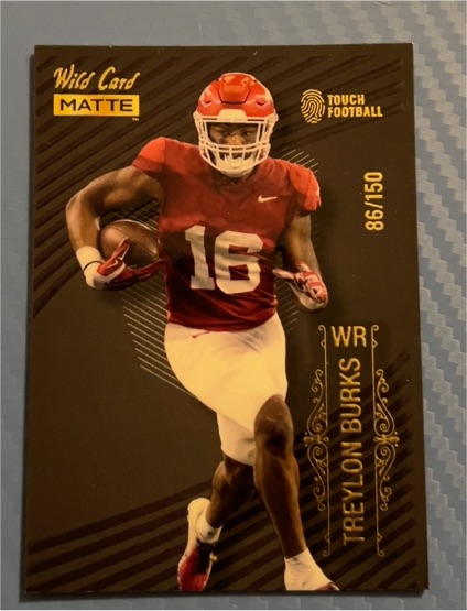 2022 Wild Card Matte #MB-110 Treylon Burks — front