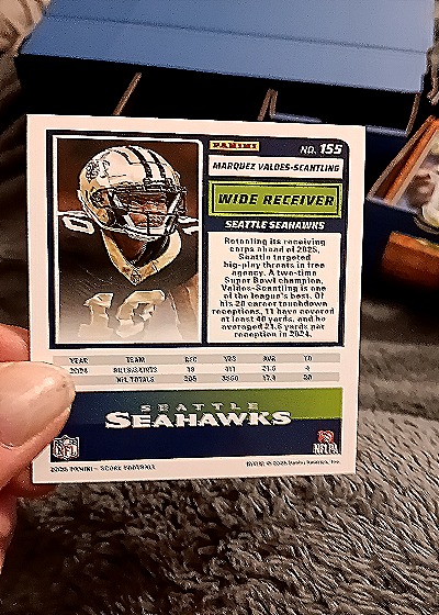 2025 Panini Score-A-Treat #155 Marquez Valdes-Scantling — back