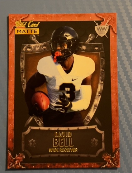2022 Wild Card Matte #WW-10 David Bell Weekend Warrior — front