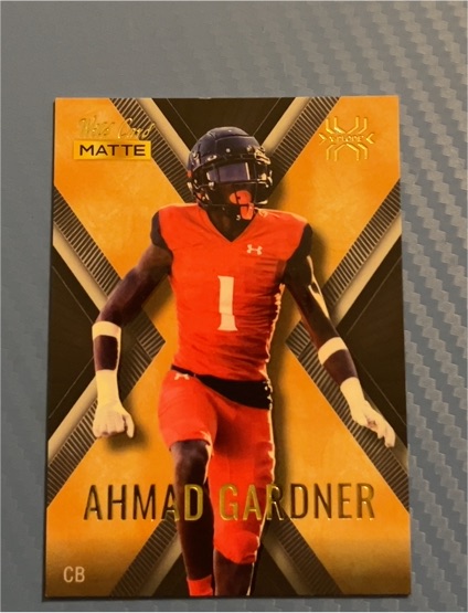 2022 Wild Card Matte X-Plode #MXP-1 Ahmad Gardner — front