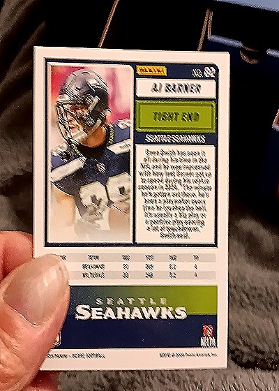 2025 Panini Score A Treat #88 AJ Barner — back