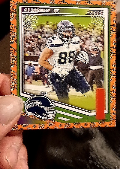 2025 Panini Score-A-Treat #82 AJ Barner — front