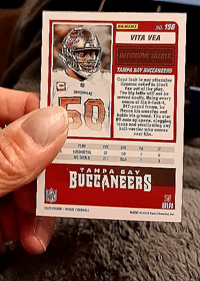 2025 Panini Score #156 Vita Vea — back