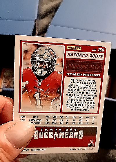 2024 Panini Score #150 Rachaad White — back