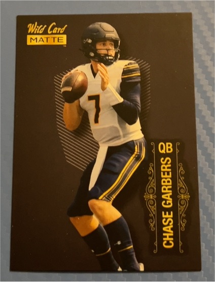2022 Wild Card Matte #MB-129 Chase Garbers — front