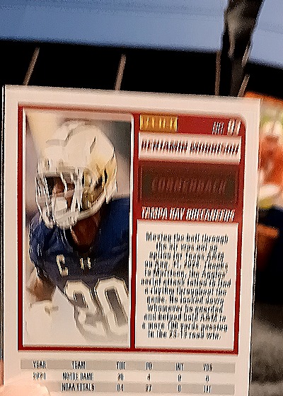2025 Panini Score A Treat #93 Benjamin Morrison — back