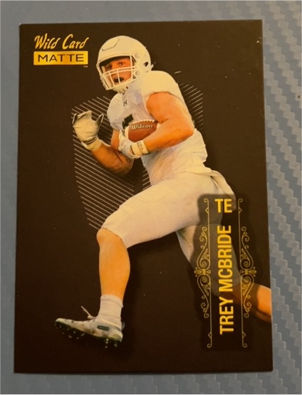 2022 Wild Card Matte Black #MB-109 Trey McBride — front