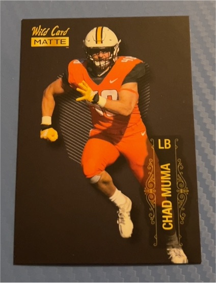2022 Wild Card Matte #MB-119 Chad Muma — front