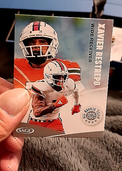 2025 Sage High Series All Rookie Team #164 Xavier Restrepo — front
