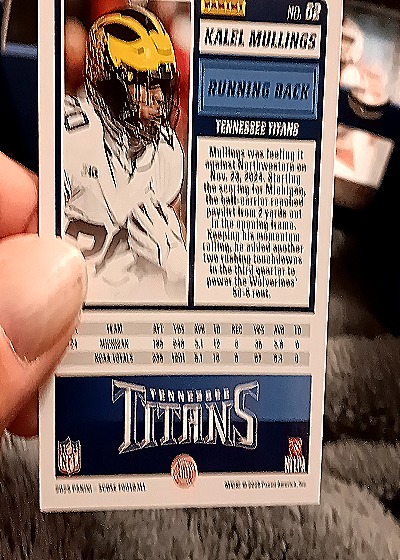 2025 Panini Score-A-Treat #63 Kalen Mullings — back