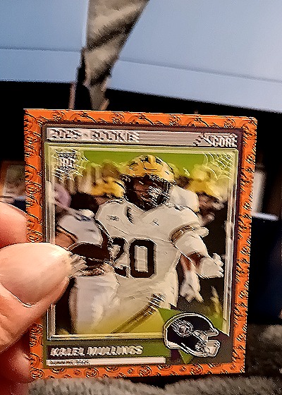 2025 Panini Score A Treat #62 Kalel Mullings Rookie RC - Tennessee Titans — front