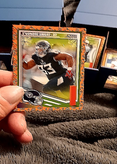 2025 Panini Score-A-Treat #91 T'Vondre Sweat — front