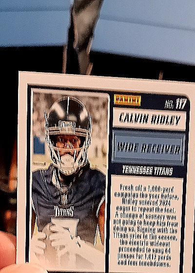 2025 Panini Score-A-Treat #117 Calvin Ridley — back