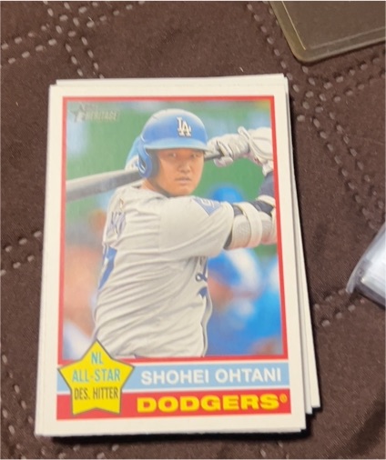 2025 Topps Heritage #148 Shohei Ohtani — front