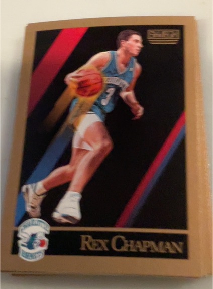 1990-91 SkyBox #27 Rex Chapman Charlotte Hornets — front