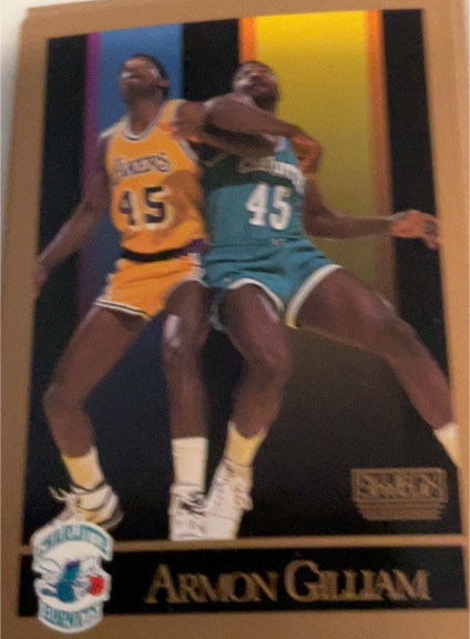 1990-91 SkyBox #29 Armon Gilliam Charlotte Hornets — front