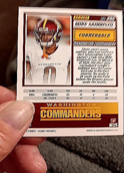2025 Panini Score-A-Treat #294 Mike Sainristil — back