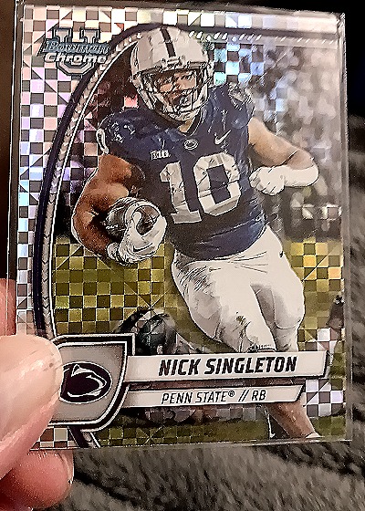 2024 Bowman Chrome University #188 Nick Singleton — front