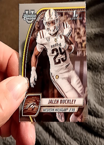 2024 Bowman University Chrome #86 Jalen Buckley — front