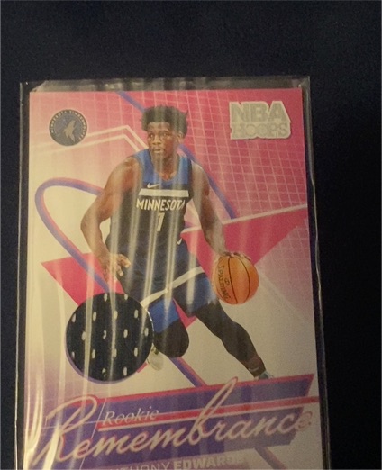 2020 Panini NBA Hoops Rookie Remembrance Anthony Edwards — front