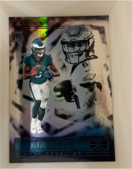 2021 Panini Illusions #63 DeVonta Smith Rookie Card — front