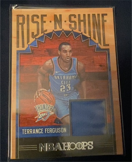 2017-18 Panini NBA Hoops Rise N Shine Memorabilia #RS-TFG Terrance Ferguson — front