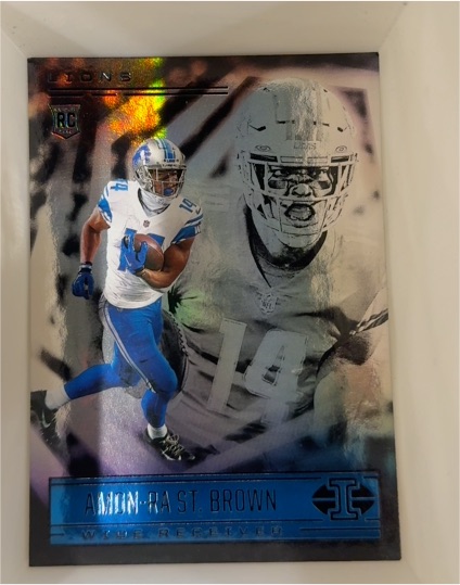 2021 Panini Illusions #86 Amon-Ra St. Brown — front