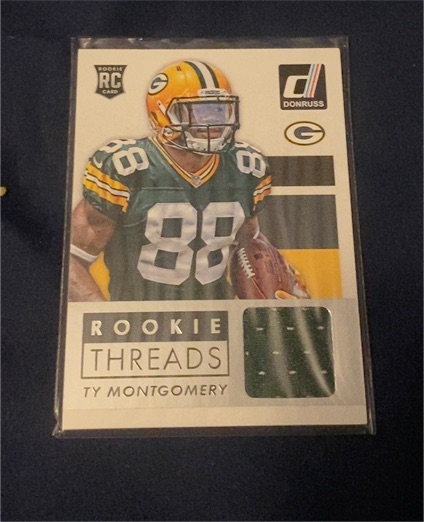 2015 Donruss Rookie Threads #DRTTM Ty Montgomery — front