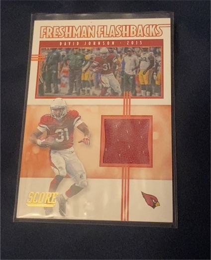 2020 Panini Score Freshman Flashbacks #FF-DAJ David Johnson — front