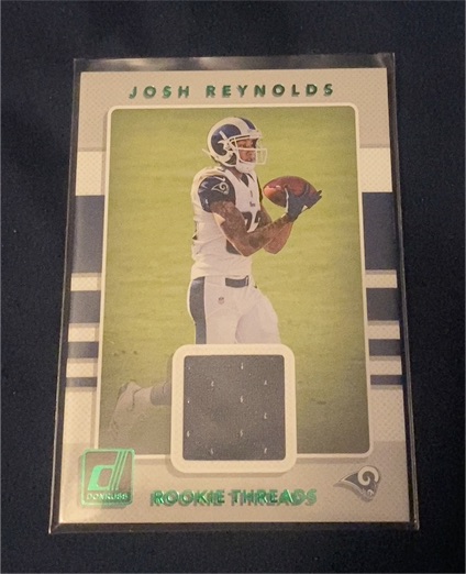 2017 Donruss #32 Josh Reynolds Rookie Threads — front