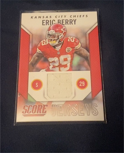 2015 Panini Score Jerseys #J-EB Eric Berry — front