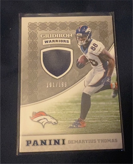 2017 Panini Gridiron Warriors #GW-DT Demaryius Thomas — front