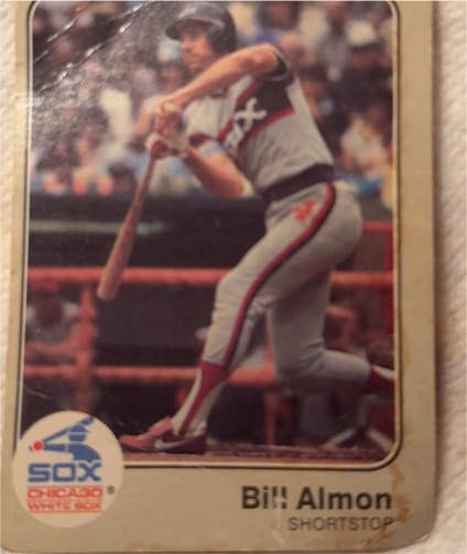 1983 Fleer #228 Bill Almon — front