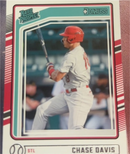 2024 Donruss #104 Chase Davis — front