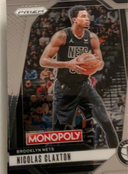 2024-25 Panini Prizm Monopoly #54 Nicolas Claxton — front