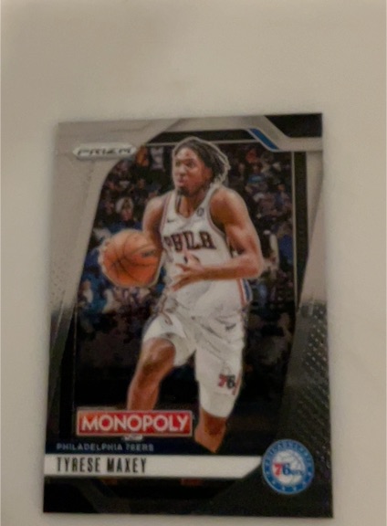 2024-25 Panini Prizm Monopoly #2 Tyrese Maxey — front