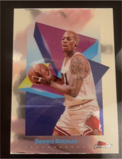 1994 Topps Finest Dennis Rodman — front