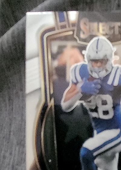 2022 Panini Select #298 Jonathan Taylor Silver Prizm Die Cut — front