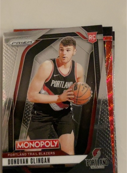 2024-25 Panini Prizm Monopoly #6 Donovan Clingan — front