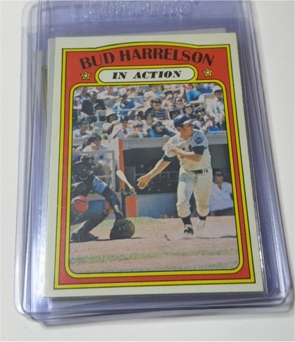 1972 Topps #54 Bud Harrelson In Action — front