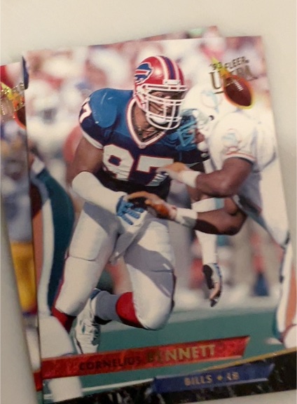 1993 Ultra #21 Cornelius Bennett — front