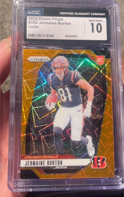 2024 Panini Prizm #350 Jermaine Burton — front