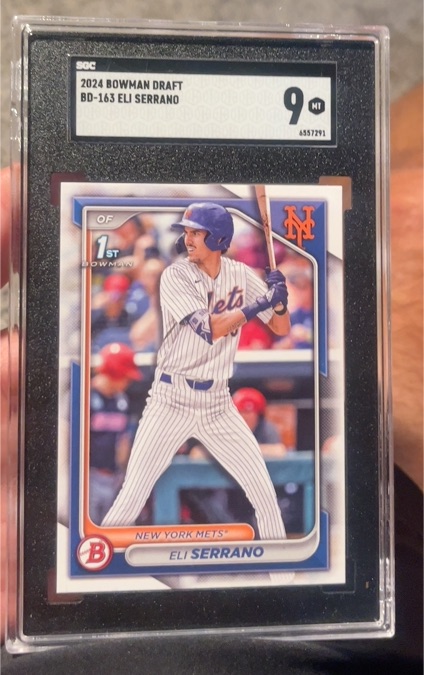 2024 Bowman Draft #BD-163 Eli Serrano — front