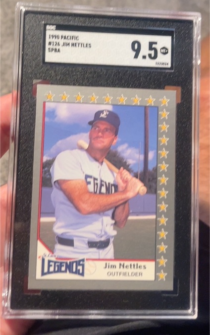 1990 Pacific Senior League #126 Jim Nettles — front
