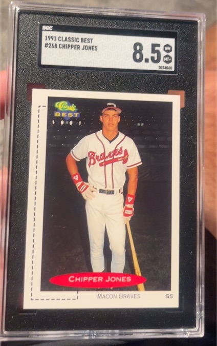 1991 Classic Best #268 Chipper Jones — front