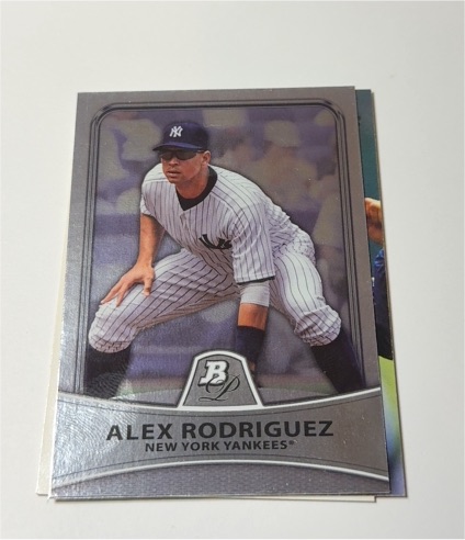 2010 Bowman Platinum #92 Alex Rodriguez — front