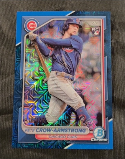 2024 Bowman Chrome #45 Pete Crow-Armstrong — front